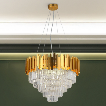 CASCADE függesztett lámpa arany