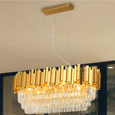 CASCADE Bar-style függesztett lámpa arany