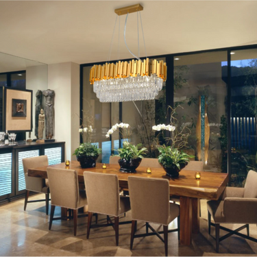 CASCADE Bar-style függesztett lámpa arany