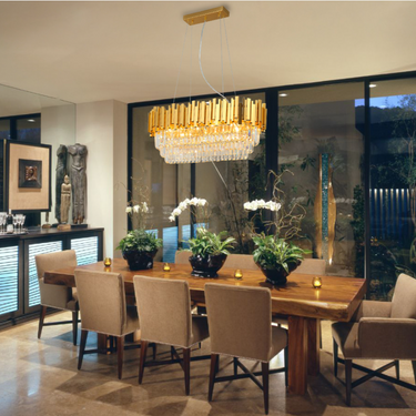 CASCADE Bar-style függesztett lámpa arany