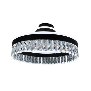 CLARORA mennyezeti lámpa fekete-kristály