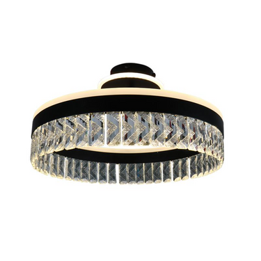 CLARORA mennyezeti lámpa fekete-kristály