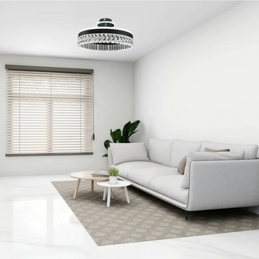 CLARORA mennyezeti lámpa króm-kristály