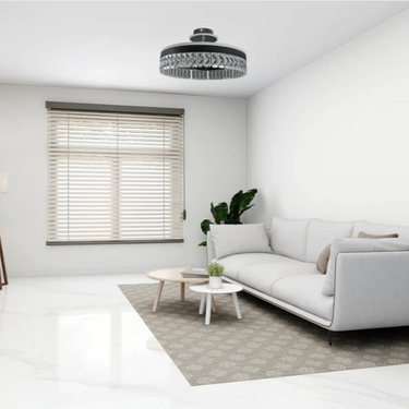 CLARORA mennyezeti lámpa króm-kristály