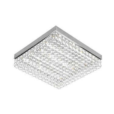 CUBO mennyezeti lámpa króm-kristály