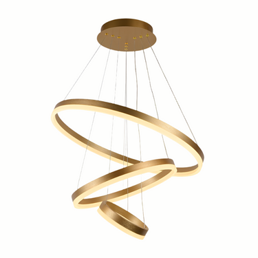 AELORA TRIO függőlámpa arany, több méretben