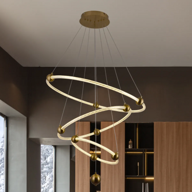 STAR függőlámpa arany-fehér