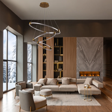 STAR függőlámpa arany-fehér