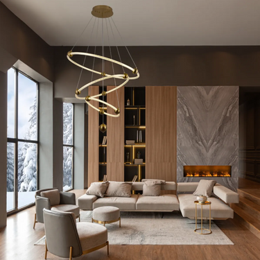 STAR függőlámpa arany-fehér