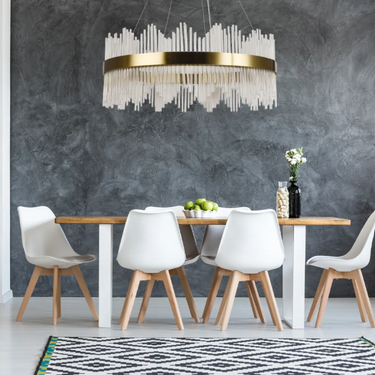 Díva függőlámpa arany-milky white