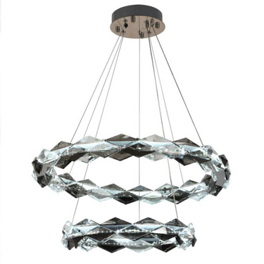 ELANCE 2 gyűrűs függőlámpa ezüst