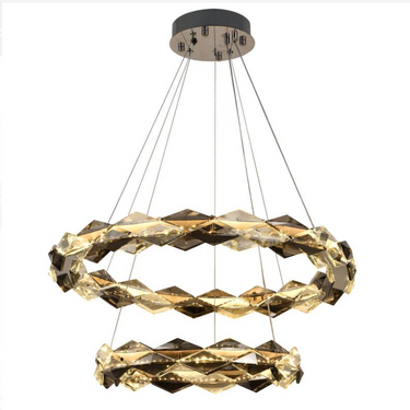 ELANCE 2 gyűrűs függőlámpa ezüst