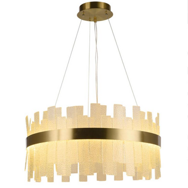 Díva függőlámpa arany-milky white