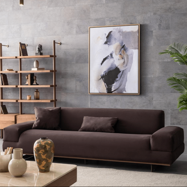 Wagon 3 személyes kanapé sötétbarna