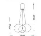UNIVERSO Függeszték 3xG9 max.10w D360x850mm IP20 Óarany 5év