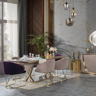 Lexus étkezőasztal krémszínű 200 cm (kiállított)