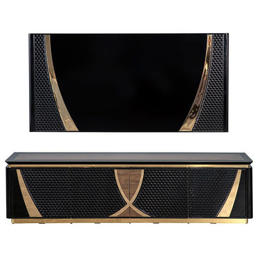 Lexus TV falpanel fekete-arany