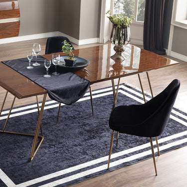 Lorenzo étkezőszék fekete-arany