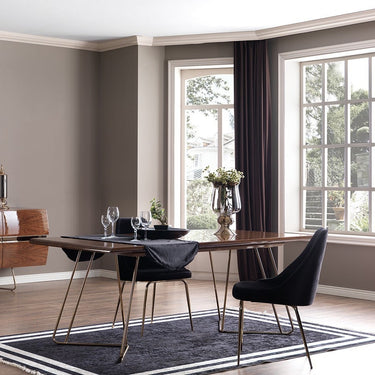 Lorenzo étkezőszék fekete-arany