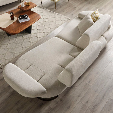 Lotus 3 személyes kanapé krém