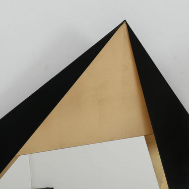 Ivon fali tükör fekete-arany 96 cm