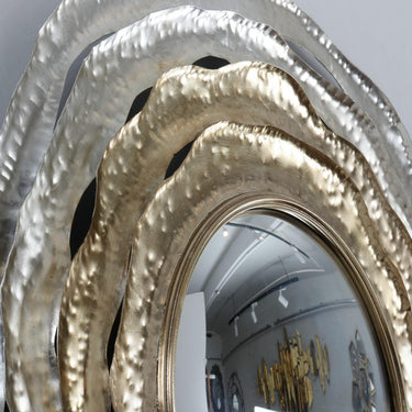 Golden Mirella fali tükör arany-ezüst 102 cm