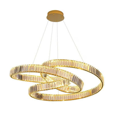 Belmora lámpa arany-kristály 80 cm