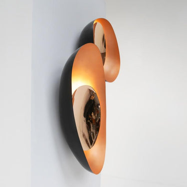 Art Gitta minimál fali kar fekete- arany 30 cm