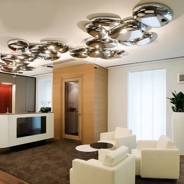 Art Gaia mennyezeti lámpa 108, 142 cm ezüst