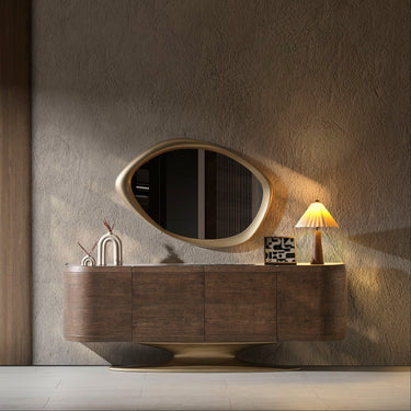 MIAMI fali tükör ezüst 127 cm