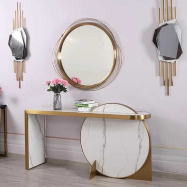 Linda fali tükör arany (több méretben)