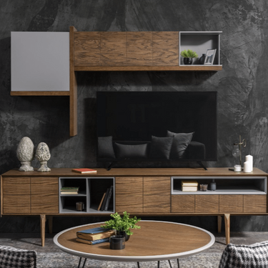 Natural dohányzóasztal világosbarna