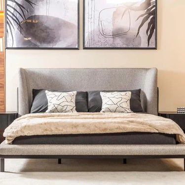 Orion franciaágy világosszürke (matrac nélkül)