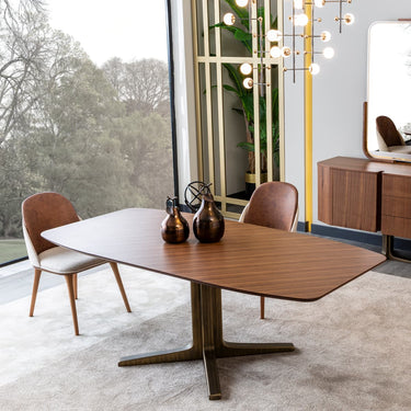 Orion étkezőasztal sötétbarna 210 cm