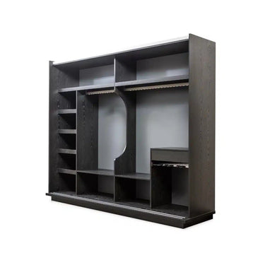 Orion gardróbszekrény fekete