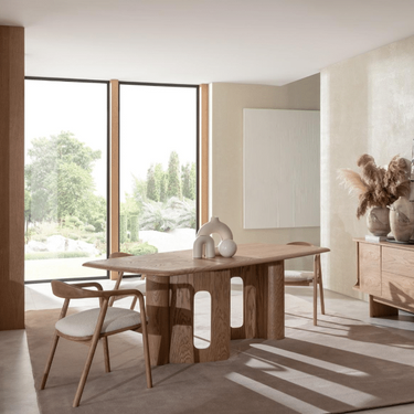 Soho étkezőasztal 210 cm világosbarna