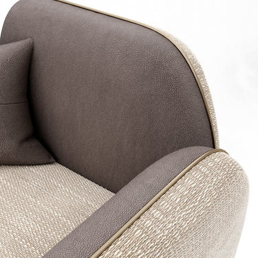 Oro fotel bézs-sötétbarna