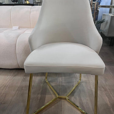 Alex szék bézs arany