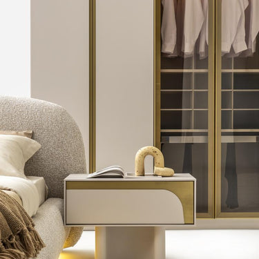 PALERMO éjjeliszekrény bézs