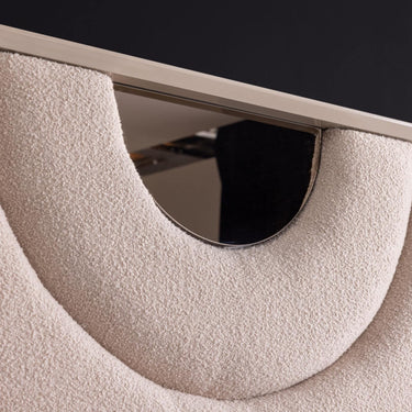 Panamera franciaágy + falpanel bézs (matrac nélkül)