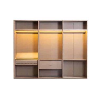 Panamera 2 ajtós gardróbszekrény bézs