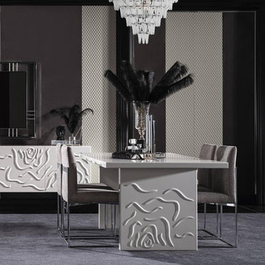 Parma étkezőasztal fehér (több méretben)