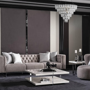 Parma dohányzóasztal fehér