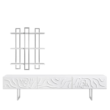 Parma TV szekrény fehér