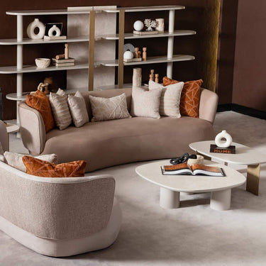 Porto dohányzóasztal bézs