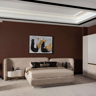 Porto éjjeliszekrény bézs