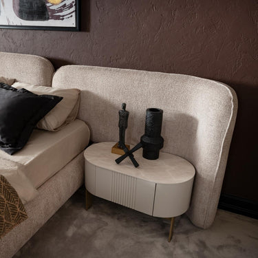 Porto éjjeliszekrény bézs