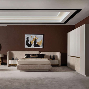 Porto 6 ajtós gardróbszekrény bézs