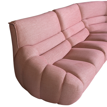 SILVA ülőgarnitúra puffal rózsaszín