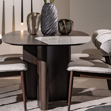 Le Mans étkezőasztal 180 cm sötétbarna